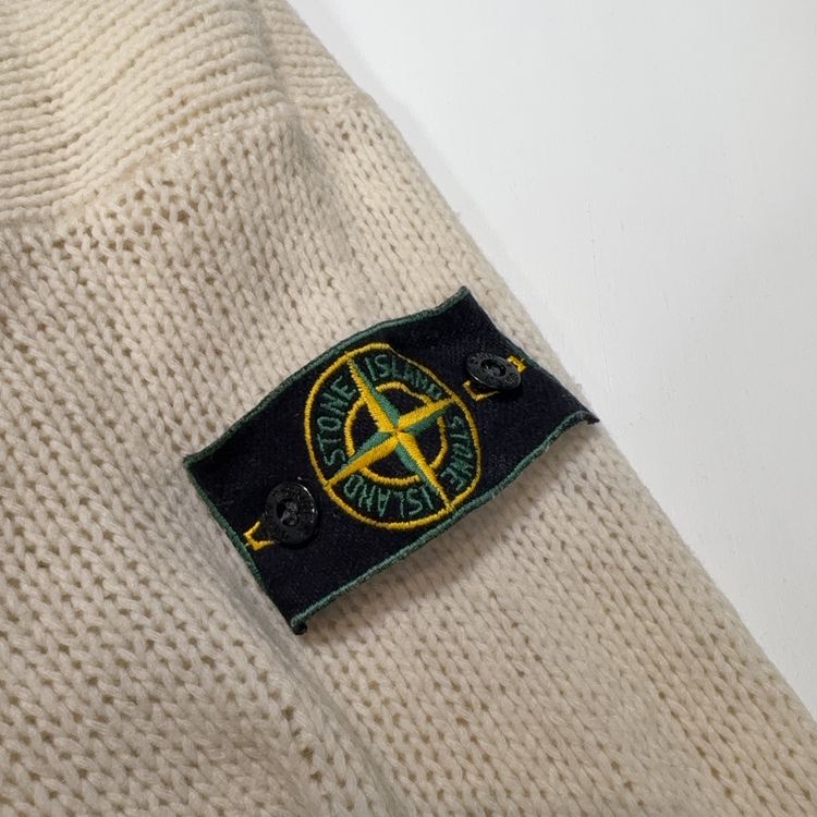 Stone Island Vintage Green Edge Beige Jumpers image 5