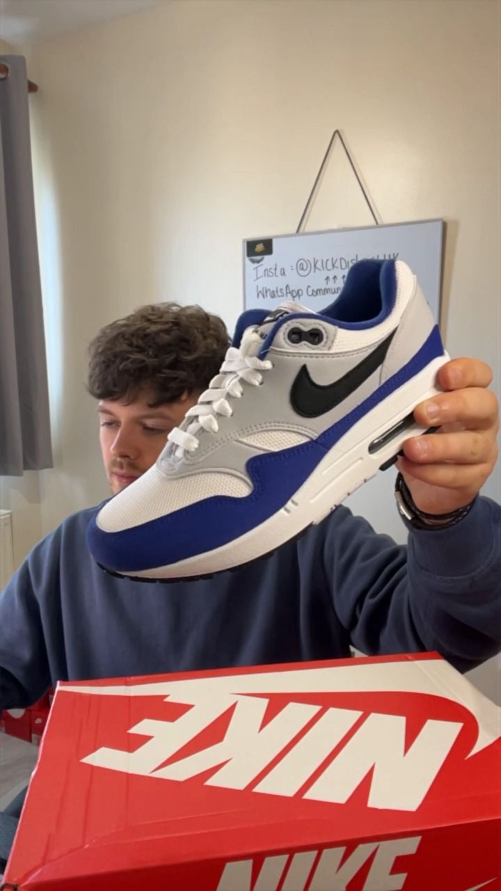 Nike NIKE AIR MAX 1 'DEEP ROYAL BLUE' £155 RRP product image