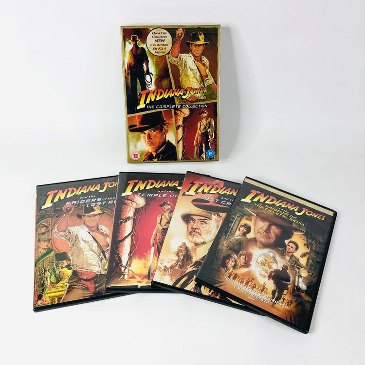 Indiana Jones The Complete Adventure Collection 4 Movie DVD Set Steven Spielberg 18