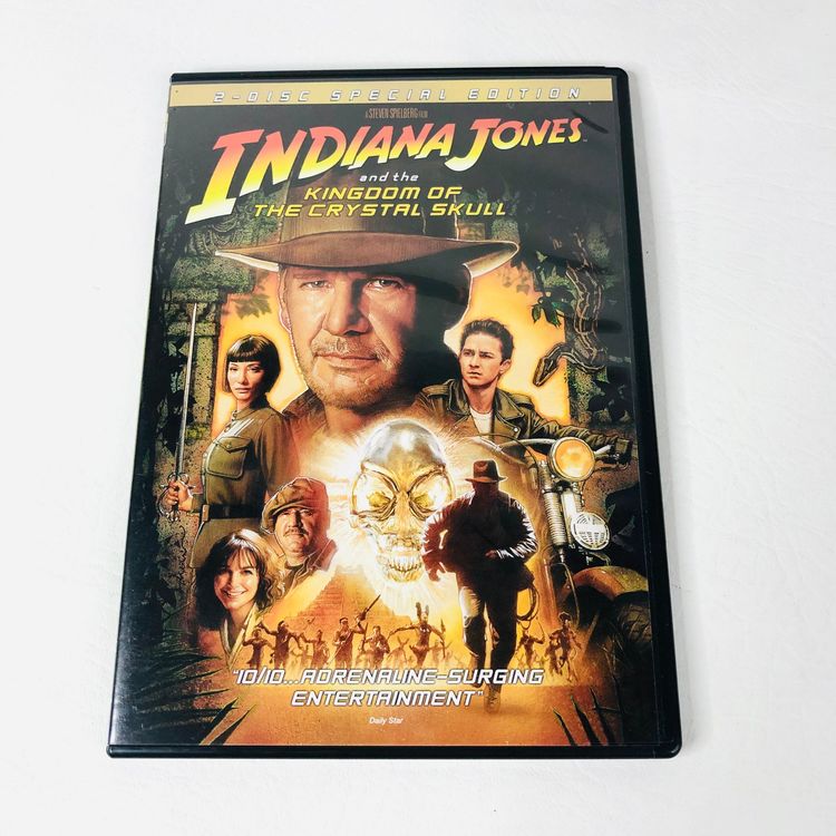Indiana Jones The Complete Adventure Collection 4 Movie DVD Set Steven Spielberg 5