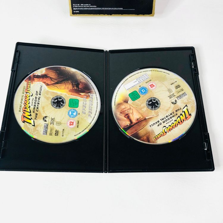Indiana Jones The Complete Adventure Collection 4 Movie DVD Set Steven Spielberg 13
