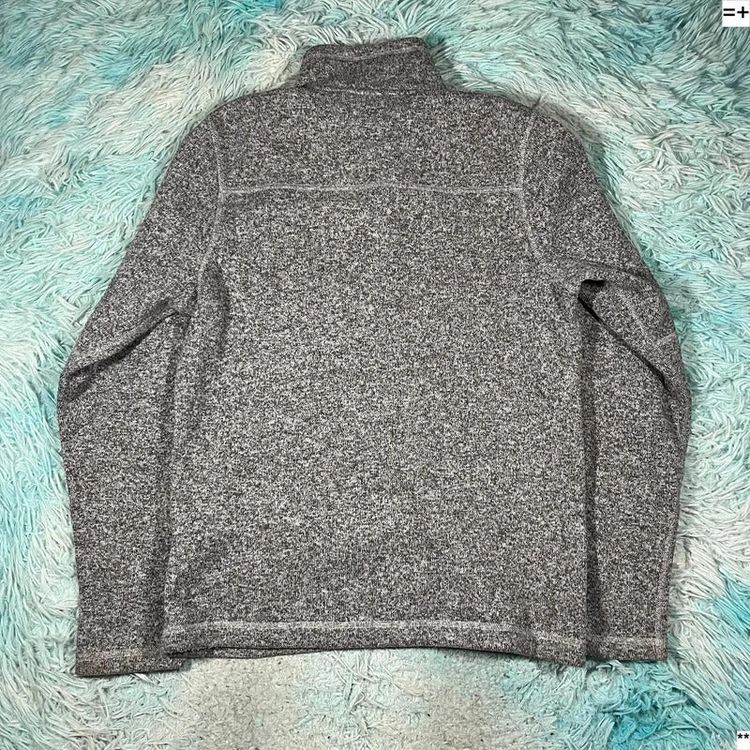 Immagine di Grey The North Face 1/4 Zip Thermal Knit Fleece - Medium 4