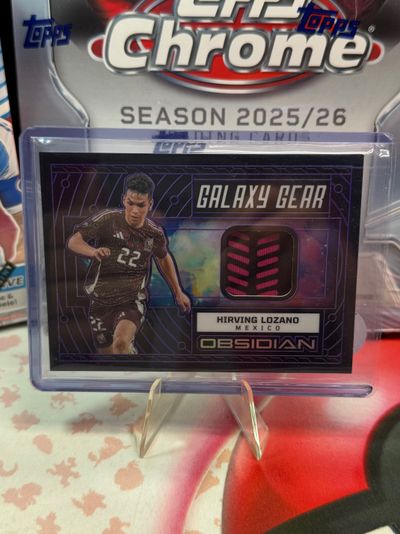 Topps Chrome Galaxy Gear Obsidian Soccer Card