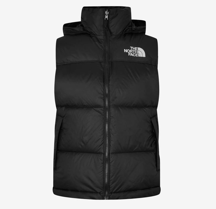 The North Face Black Puffer Vest With Hood sizes  s-2xl