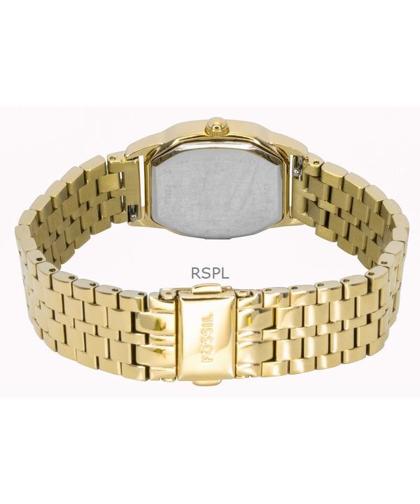 Fossil Harlow Gold Tone Stainless Steel Cream Dial Quartz ES5361 Women's Watch image 3