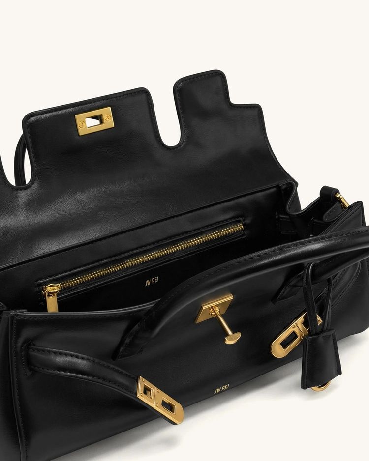 Jw Pei Black Leather Handbag image 1