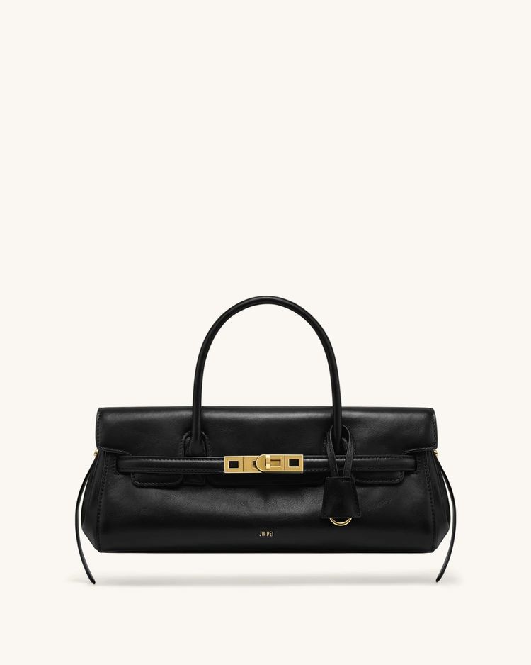 Jw Pei Black Leather Handbag imagen 2