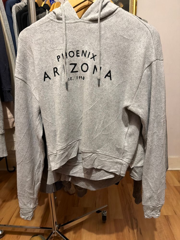 Topshop Grey Hoodie With Phoenix Arizona Text product image