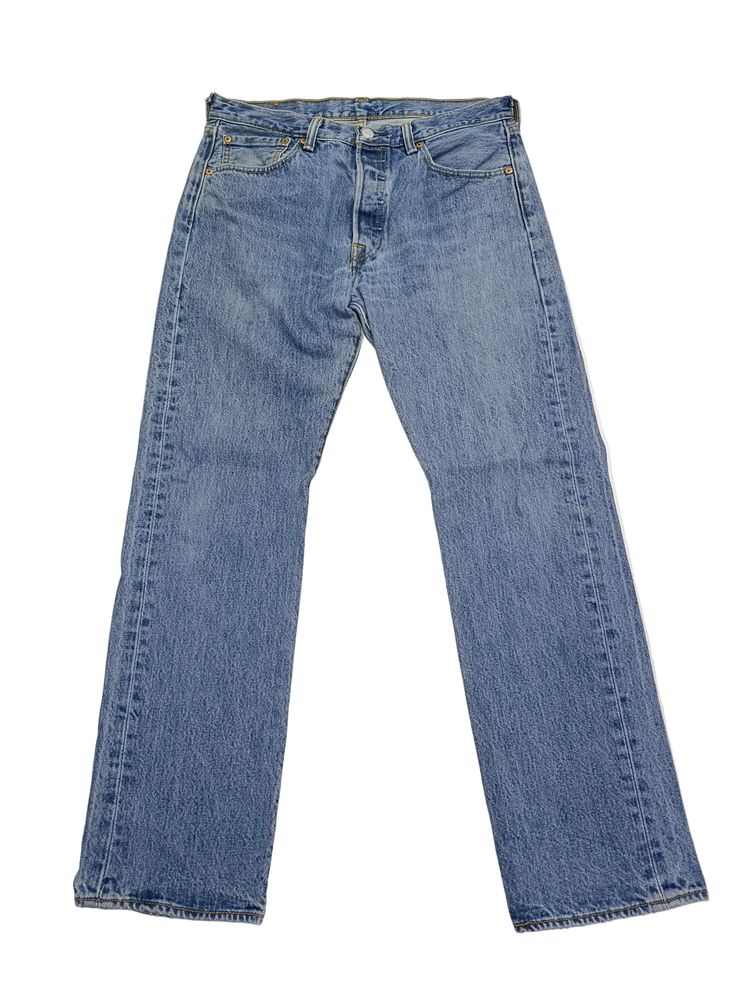 Levi's 501 W32 L30 vintage denim levis jeans usato unisex obraz 1