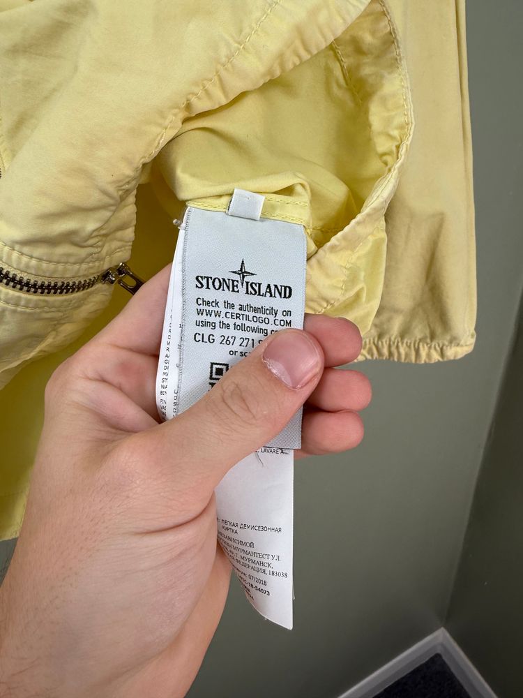 Stone Island Yellow Overshirt image 4