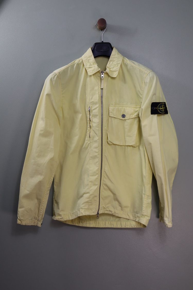 Stone Island Yellow Overshirt image 3