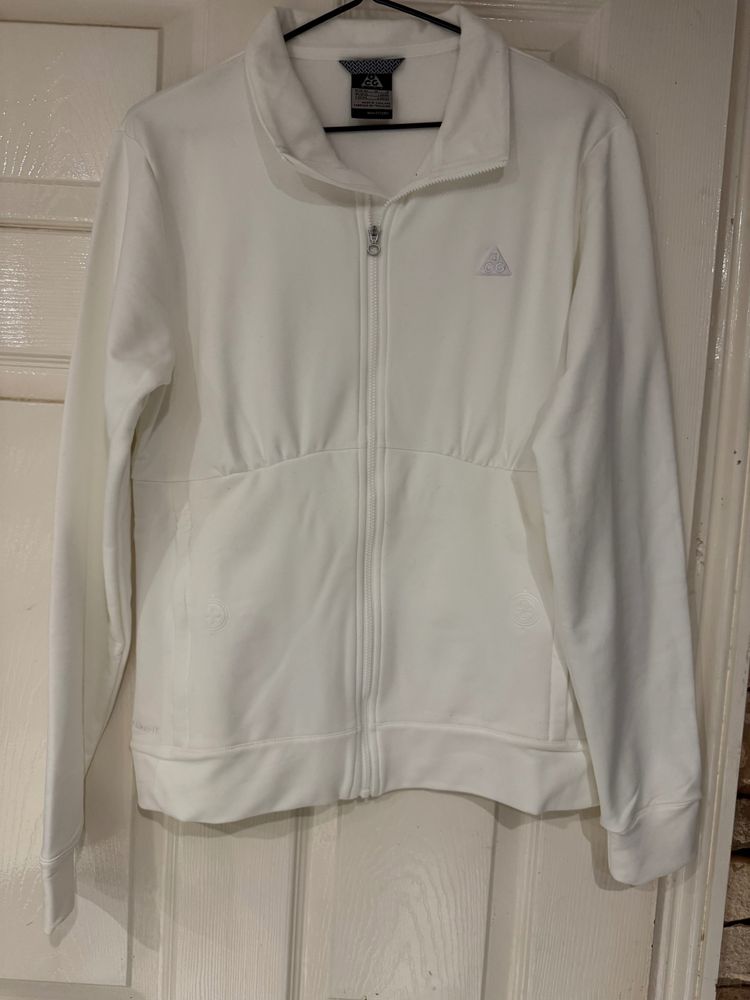 Nike Acg White Fleece Jacket
