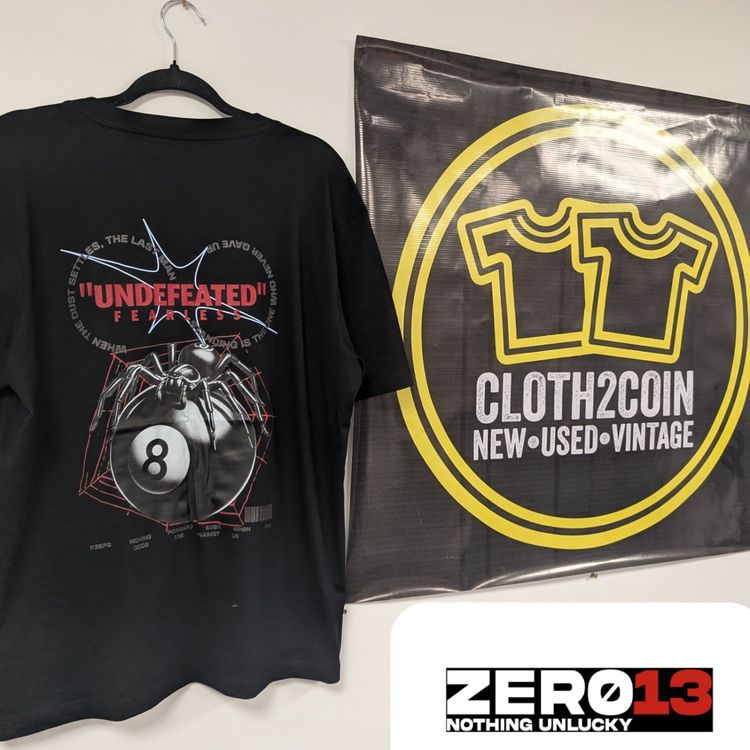 Zero13 Spider 8ball Black T-Shirt, new,all sizes 