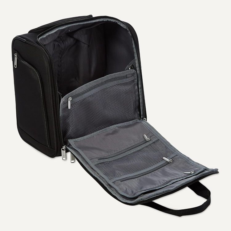 Amazon Basics Black Rolling Carry-On Bag imagen 3