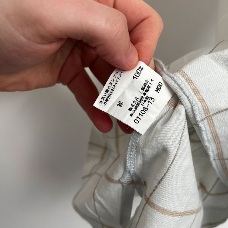 Immagine di Burberry Vintage White Checked Polo Shirt 4