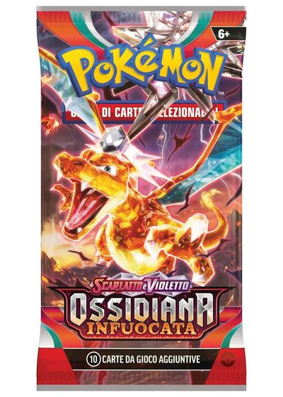 Pokémon Ossidiana Infuocata Bustina ITA