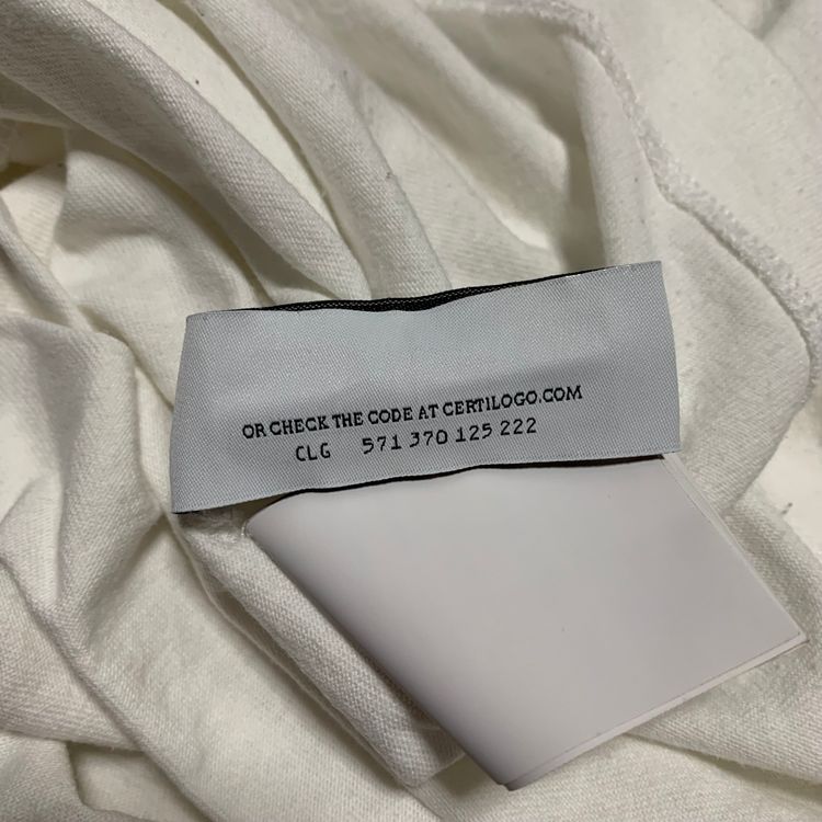 Off White Small Graphic White Tee Virgil Abloh Boxy Fit imagen 7