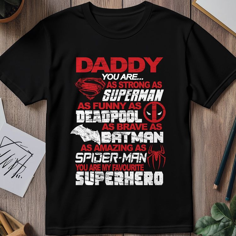 Daddy My Super Hero t-shirt image 1