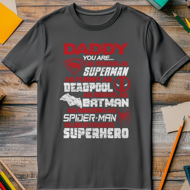 Daddy My Super Hero t-shirt image 6