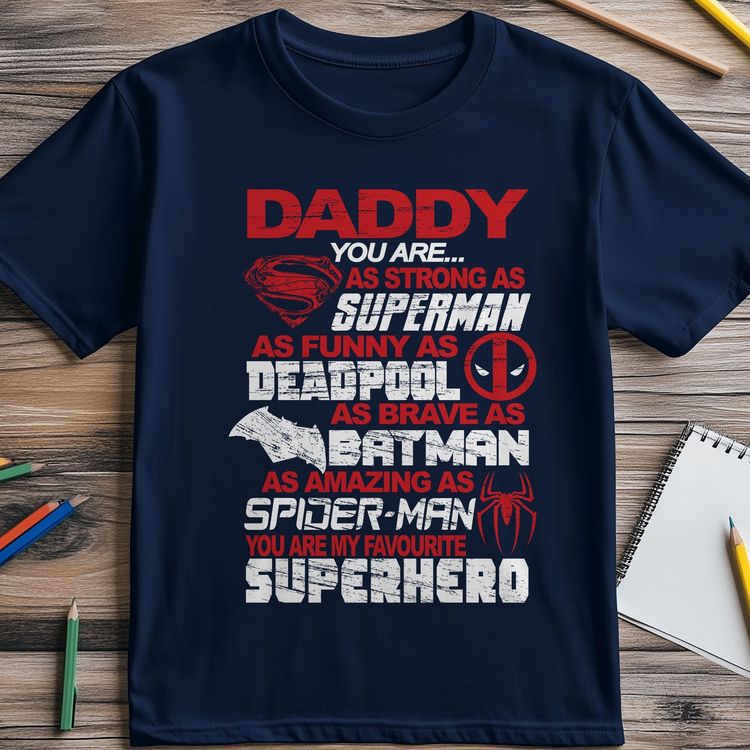 Daddy My Super Hero t-shirt image 3