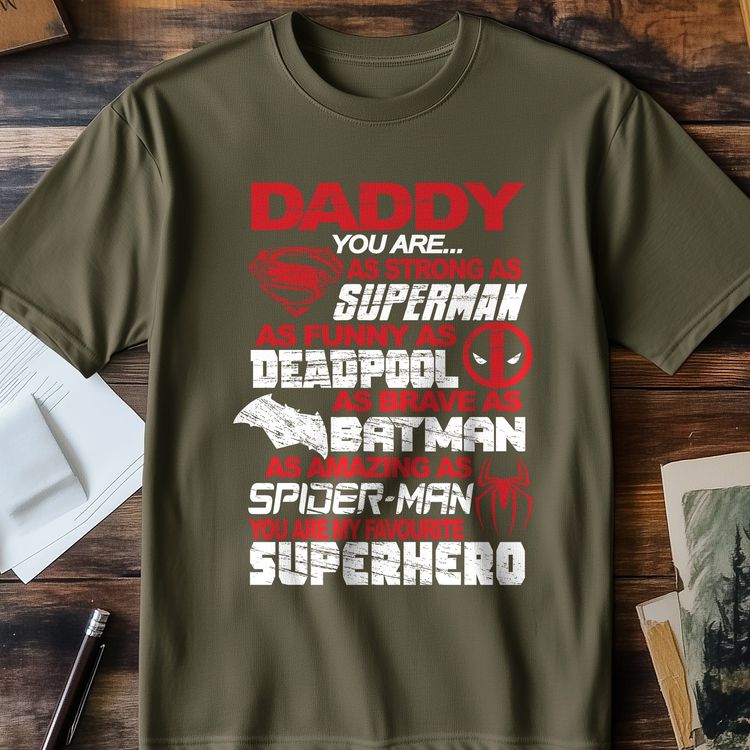 Daddy My Super Hero t-shirt image 5