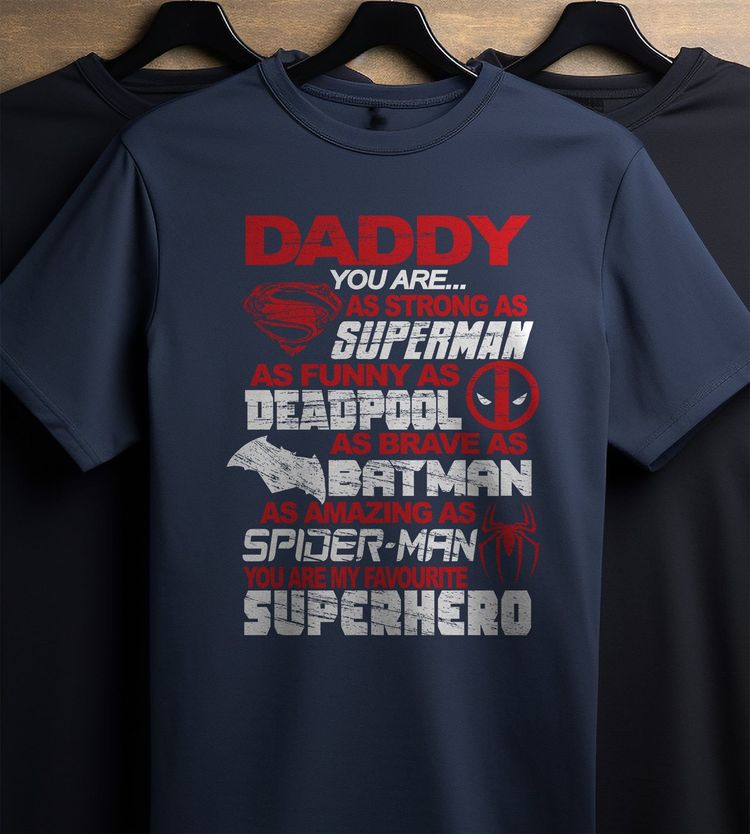 Daddy My Super Hero t-shirt image 7