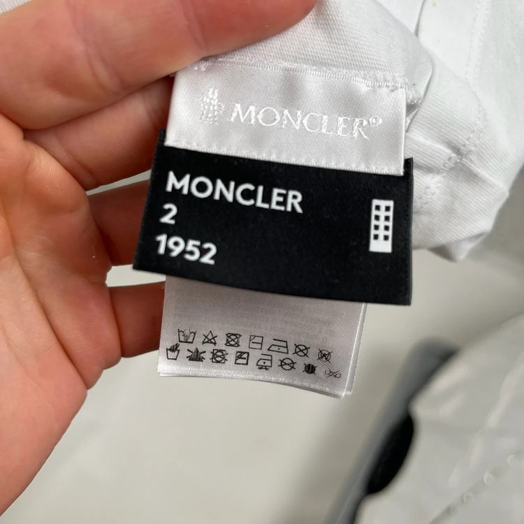 Moncler White T-Shirt image 8