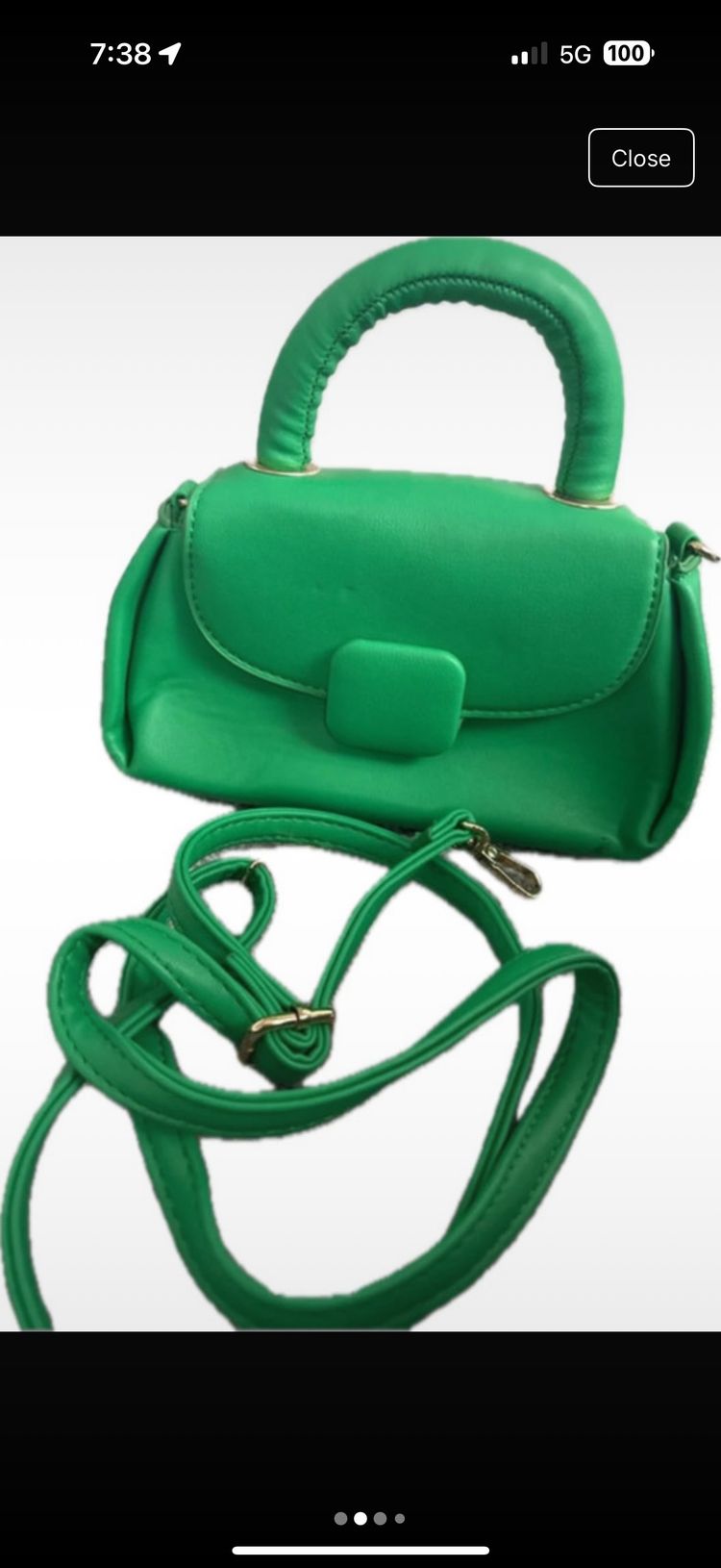 Primark Green Handbag With Detachable Strap product image
