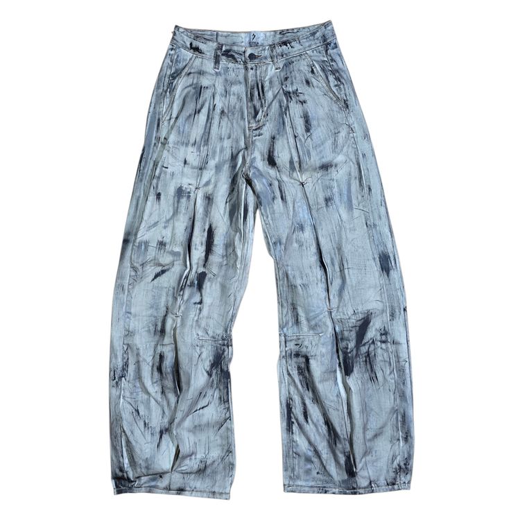 Butterfly denim brushed