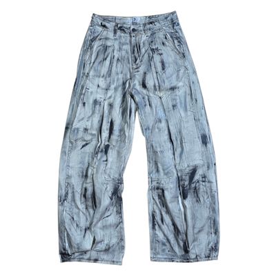 Butterfly denim brushed