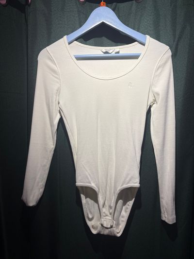 Jack Wills White Long Sleeve Bodysuit