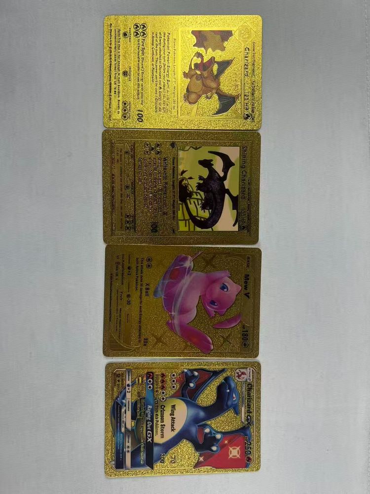 Gold Pokémon Trading Cards obraz 1