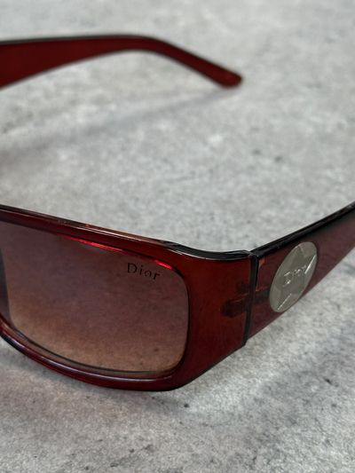Christian Dior 1990s Star Square Logo Sunglasses 10