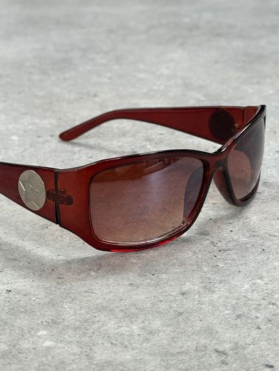 Christian Dior 1990s Star Square Logo Sunglasses 4