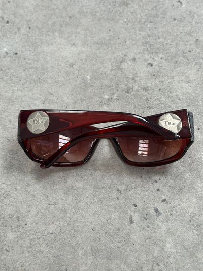 Christian Dior 1990s Star Square Logo Sunglasses 5