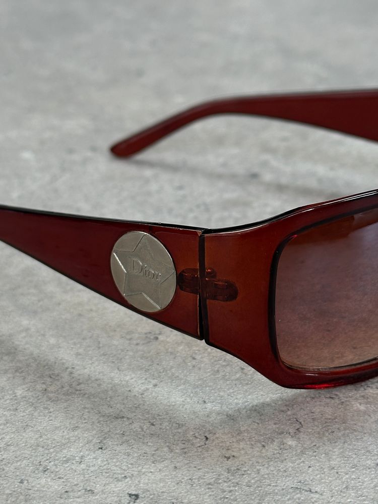 Christian Dior 1990s Star Square Logo Sunglasses 9