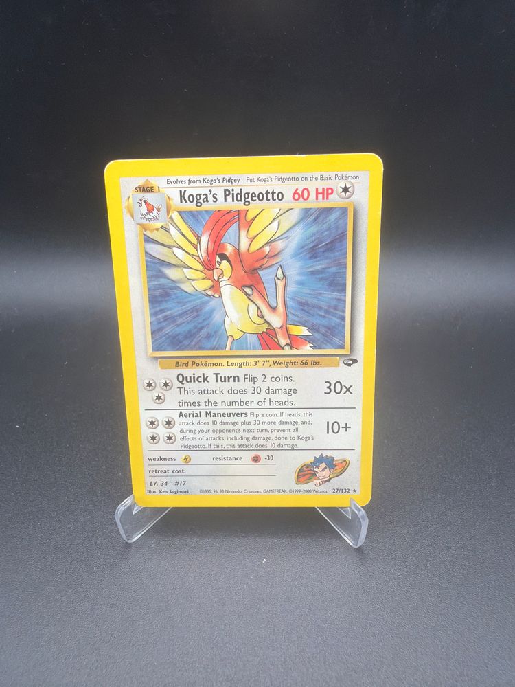 Koga'S Pidgeotto Pokémon Card