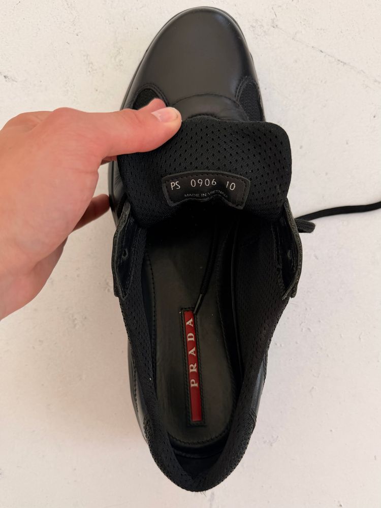 '00s Prada America Cups Black (UK10.5) obraz 4
