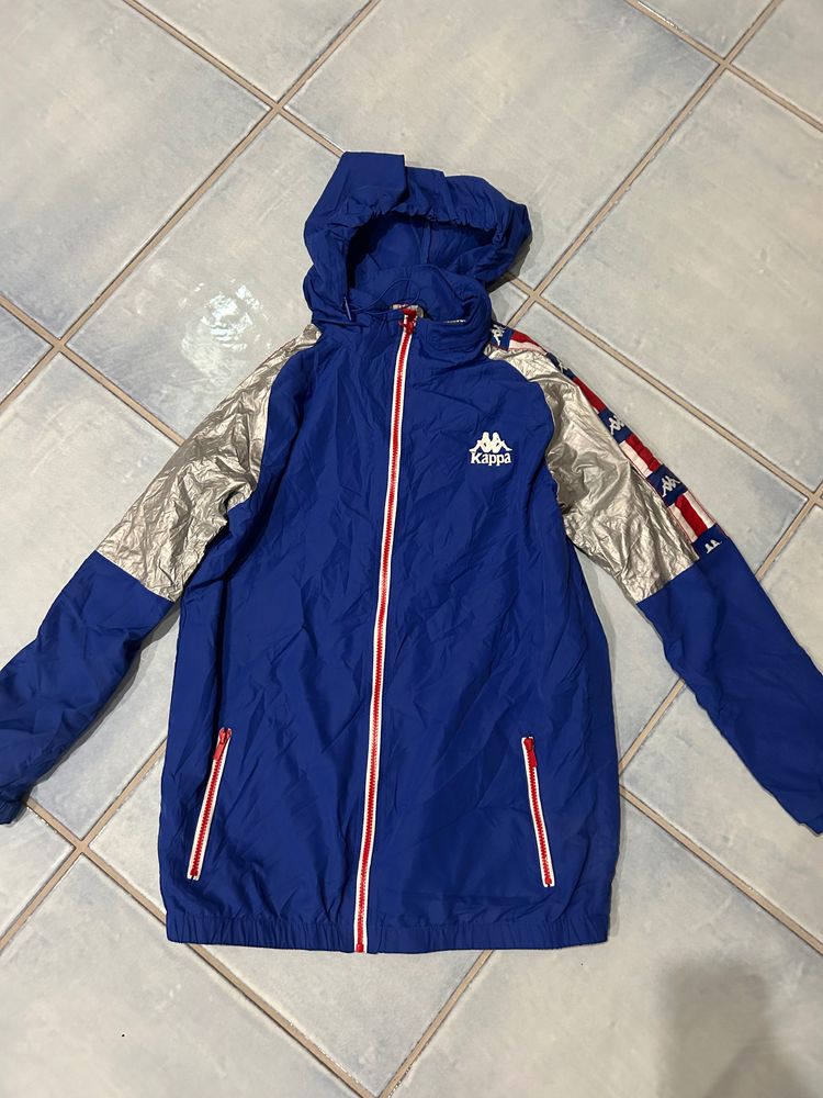 Kappa blue hooded jacket