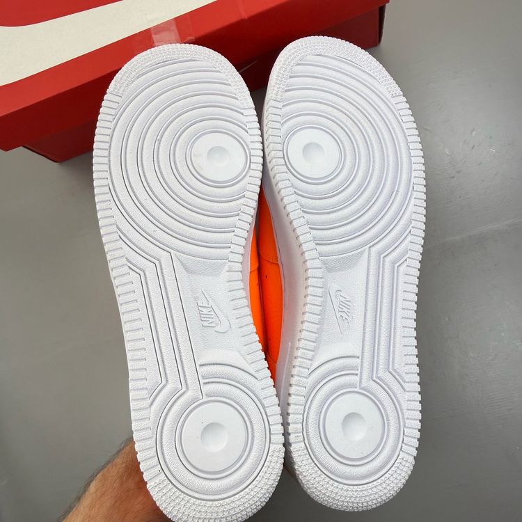 Nike Air Force 1 Low Size UK 10.5 Just Do It Total Orange Trainers BQ5360-800 image 3