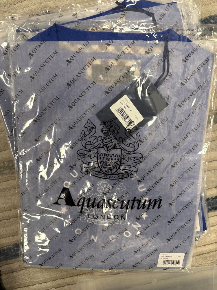 (18) Aquascutum Blue Shirt image 1