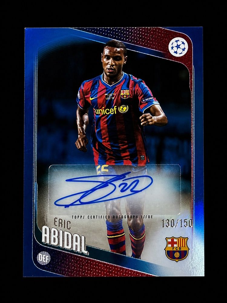 AUTO/150 Eric Abidal FC Barcelona Topps UCC 2025/26