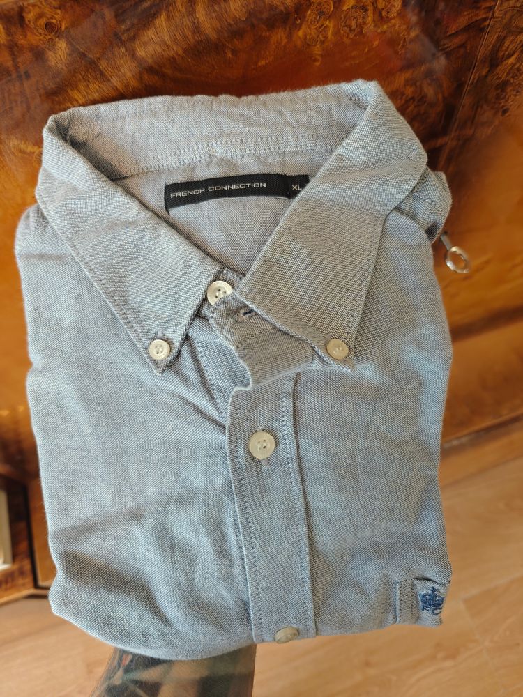 French Connection xl Grey Button-Up Shirt 55x75cm