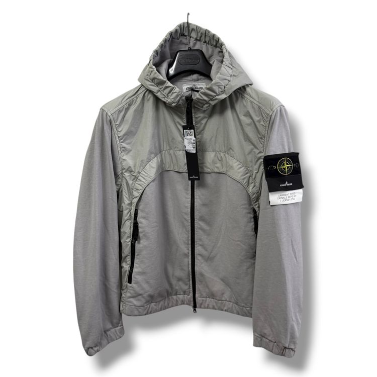 Stone Island Garment Dyed Crinkle Reps + Jersey 