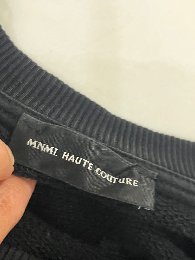 MNML black sweatshirt image 2