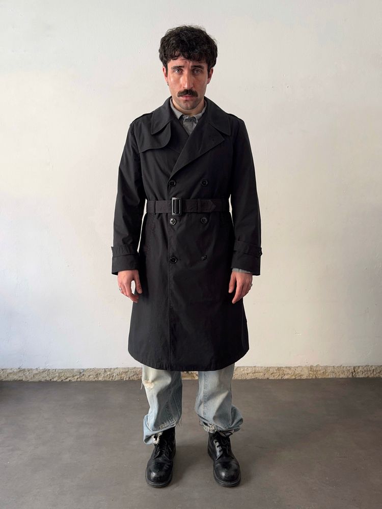 1960s/70s Us Army trench coat dark blue