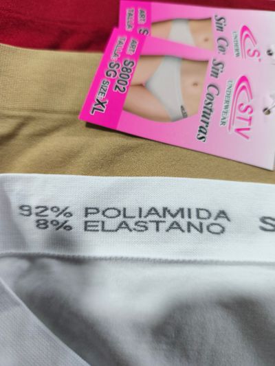 12 Bragas Licra XL 2