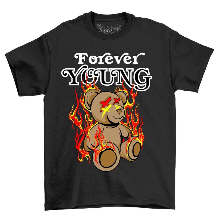 Forever Young Teddy Bear TShirt US image 1