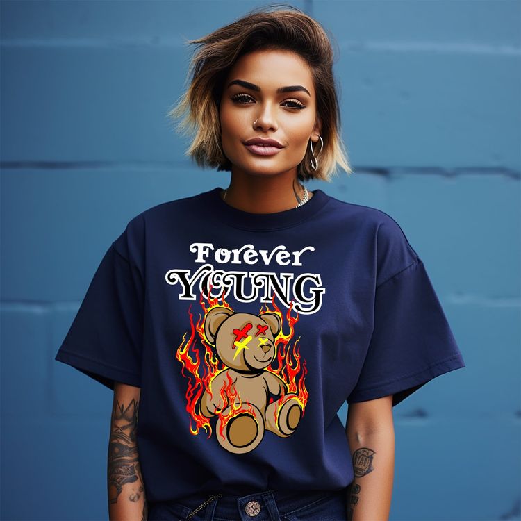 Forever Young Teddy Bear TShirt US image 9