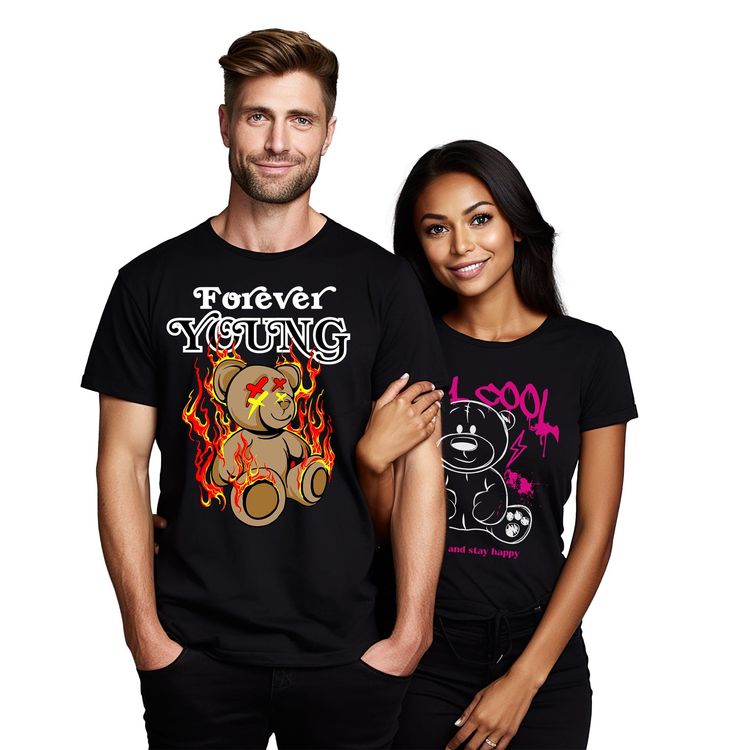 Forever Young Teddy Bear TShirt US image 10
